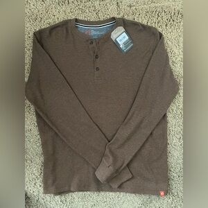 Men’s Large Long Sleeve Tan/Brown Shirt -The American Outdoorsman